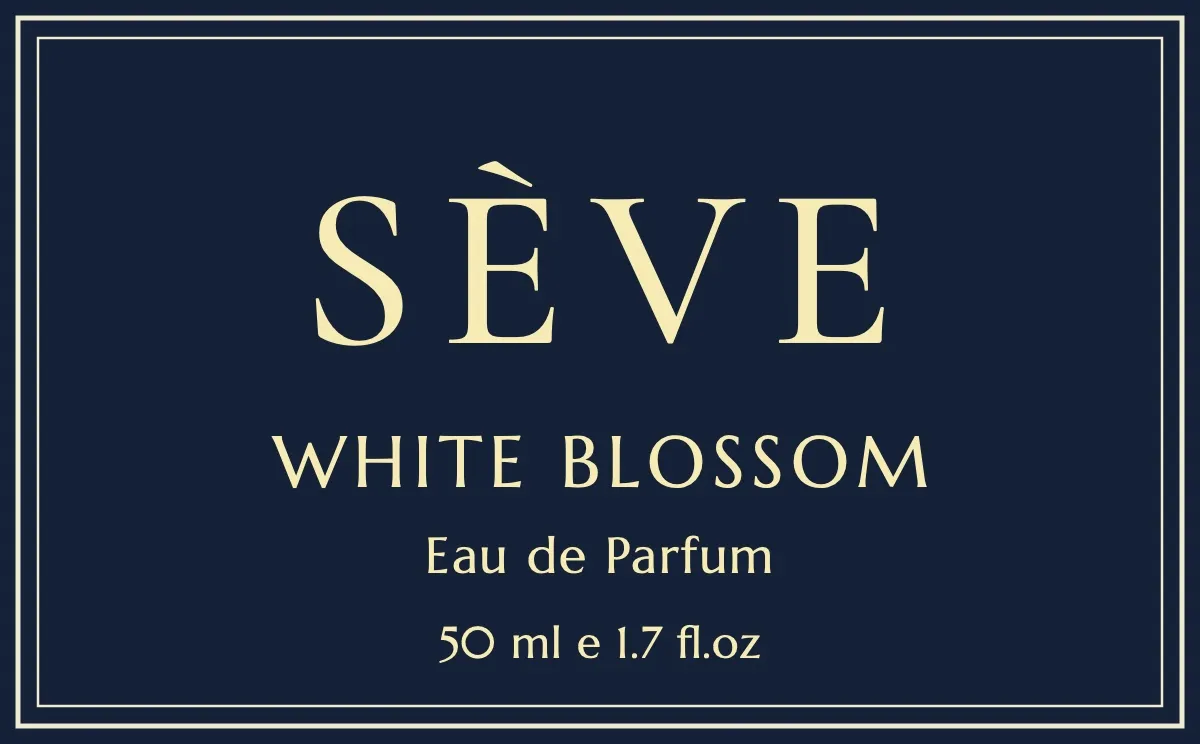 White Blossom parfüm etiketi