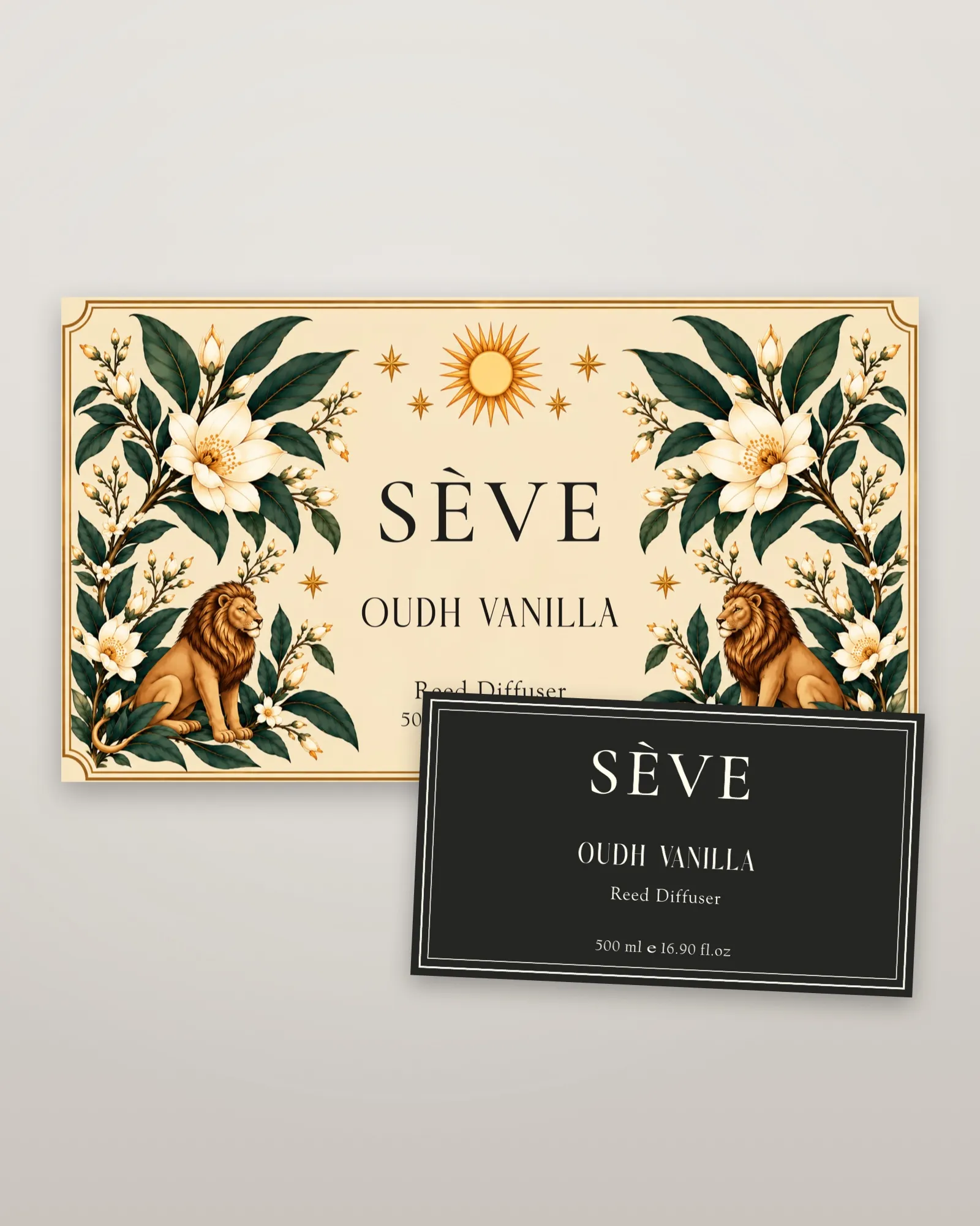 Oudh Vanilla etiket sanatı