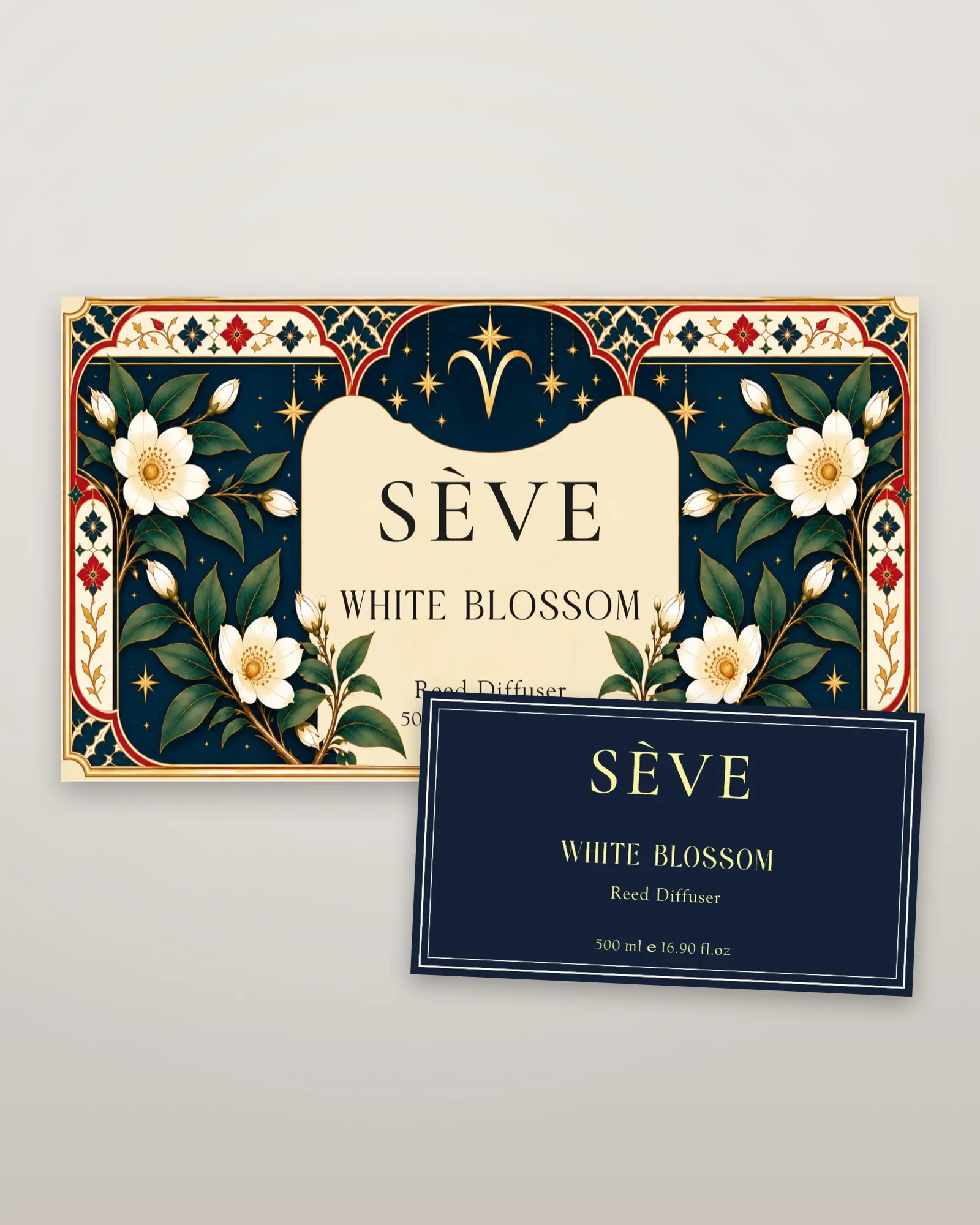 White Blossom etiket sanatı