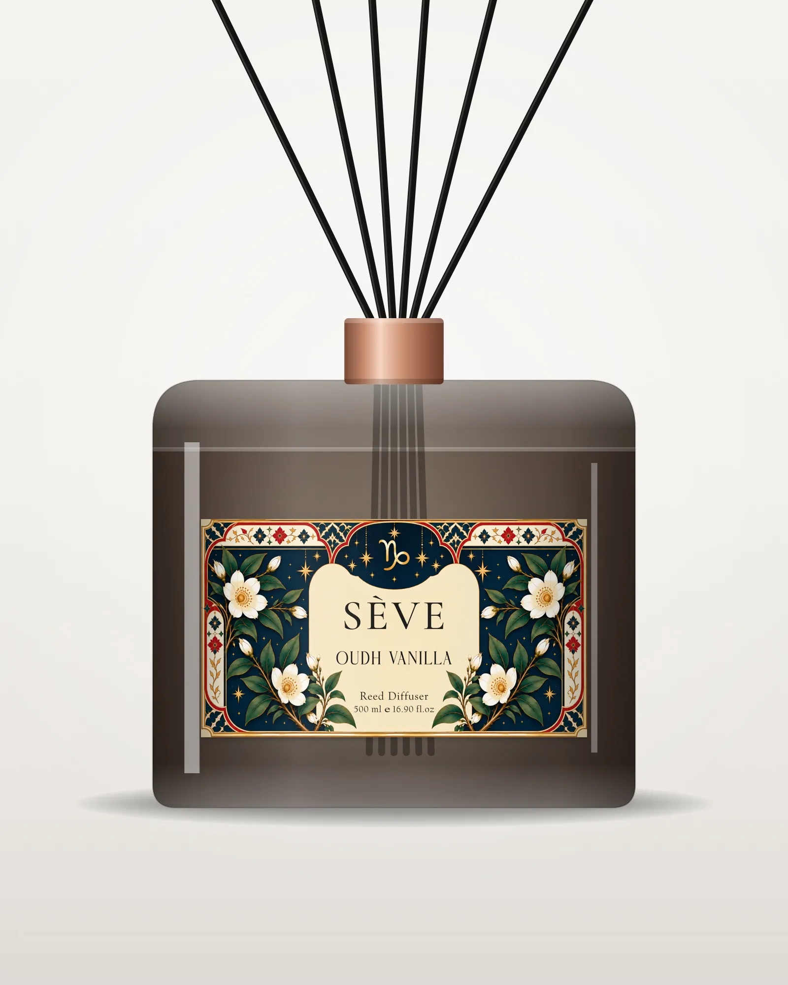 Oudh Vanilla burç koleksiyonu etiketi
